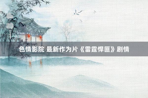 色情影院 最新作为片《雷霆悍匪》剧情